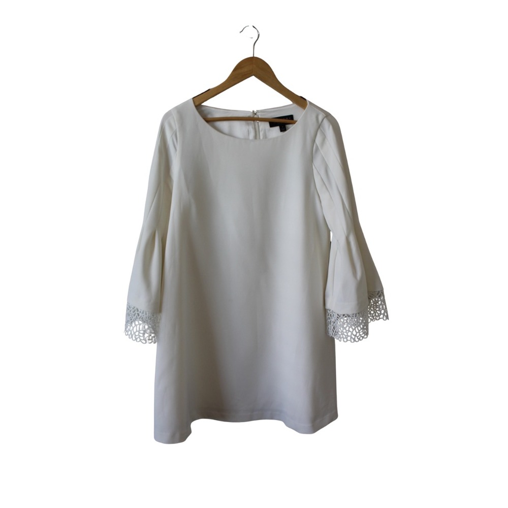 Laundry by Shelli Segal White Dress Womens Size‎ 4